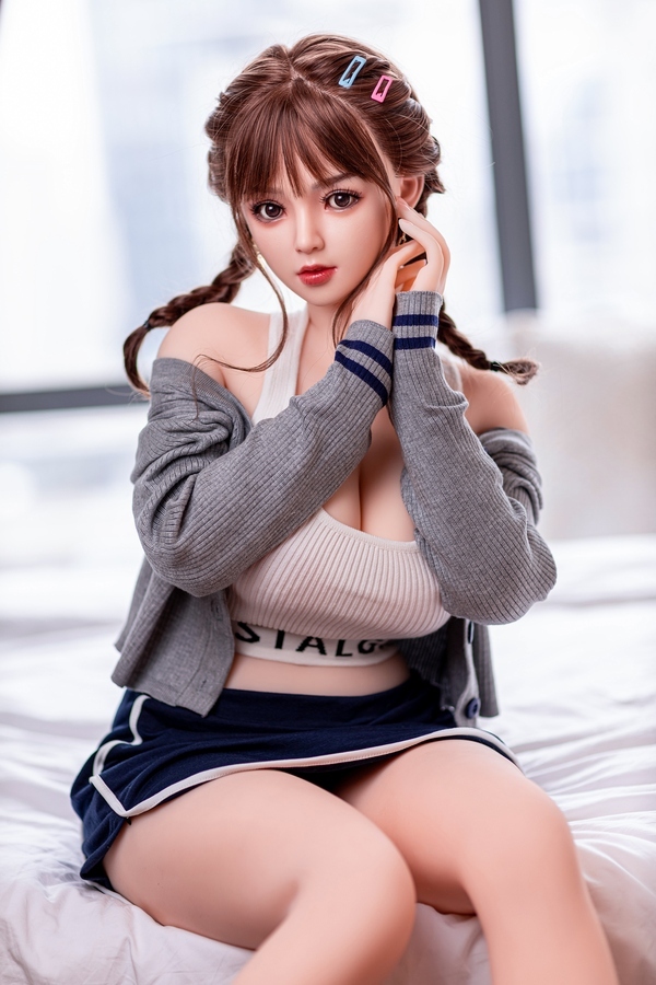 160cm E Cup TPE Thin Lips Petite Breasts Gray Eyes Anime Sex Doll Gallery 9
