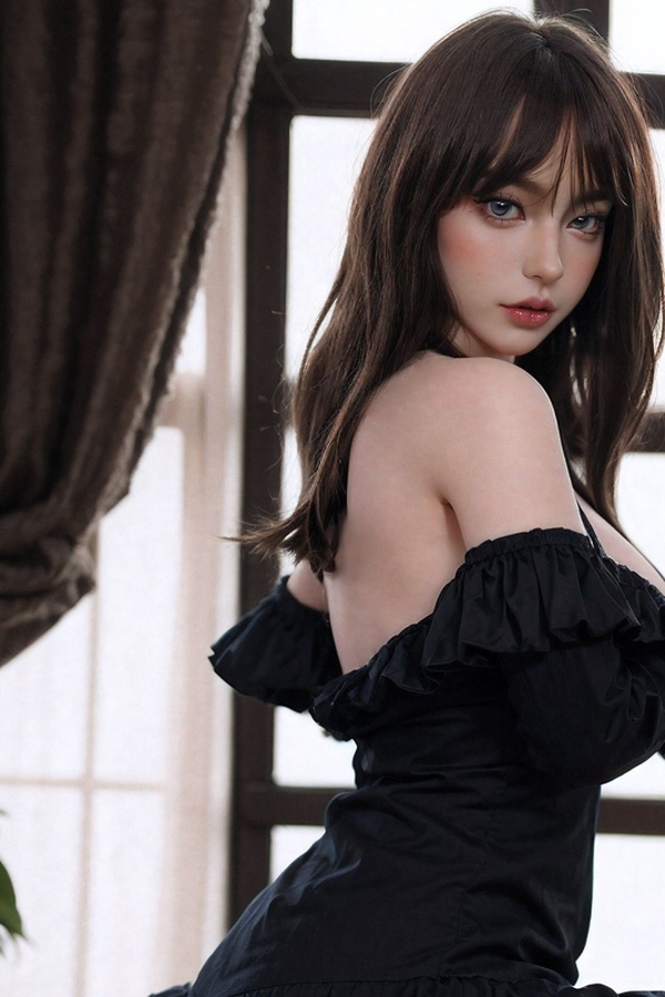 160cm E Cup TPE Gray Eyes Petite Brunette BBW Sex Doll Product