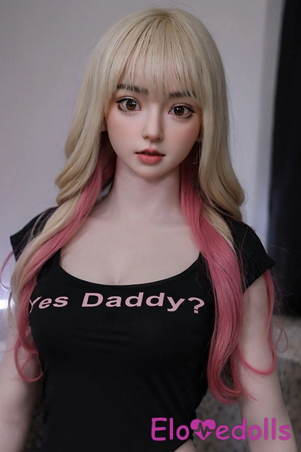 گالری عروسک جنسی نوجوان ریزه میزه با سینه‌های کوچک و چشمان خاکستری TPE مدل E Cup سایز ۱۶۰ سانتی‌متر ۳