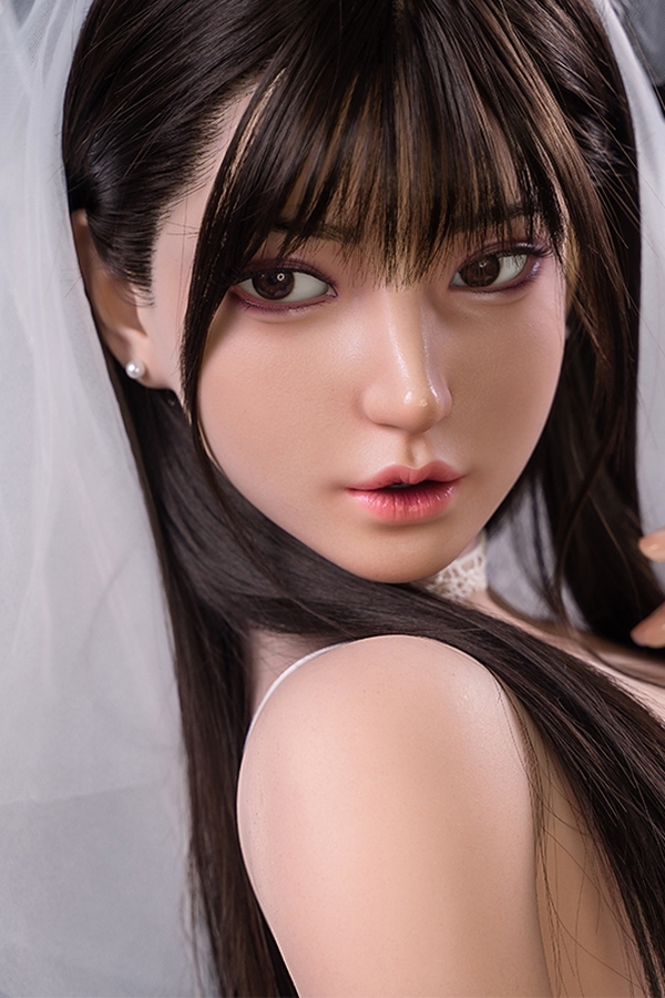 160cm E Cup TPE Amber Eyes Small Breasts White Fantasy Sex Doll Detail View 2