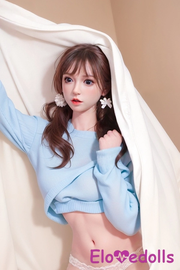 گالری عروسک جنسی انیمه ریزه میزه با سینه‌های متوسط ​​خاکستری TPE مدل E Cup با اندازه ۱۶۰ سانتی‌متر، ۲