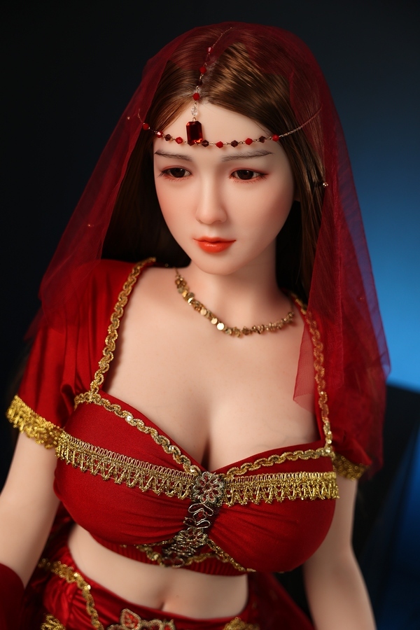 140cm C Cup TPE Red Amber Eyes Voluptuous Fantasy Sex Doll Product