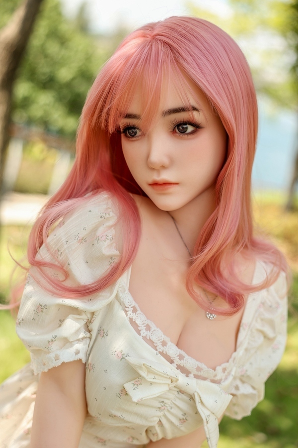 155cm B Cup Silicone Head & TPE Body Petite Breasts Pink Natural Lips Teen Sex Doll Gallery 8
