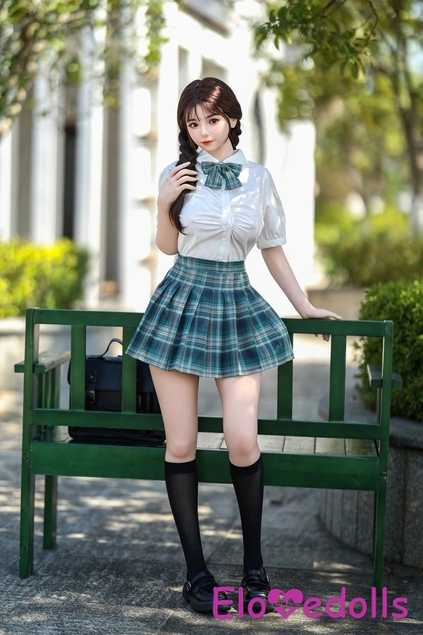 155 см, голова из силикона, размер B, тело из термопластичного эластомера, тонкие губы, серые глаза, брюнетка, секс-кукла, галерея 2