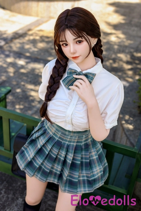 155 см, силиконовая голова с чашечкой B и тело из термопластичного эластомера, серые глаза, тонкие губы, миниатюрная фантазийная секс-кукла, галерея 3