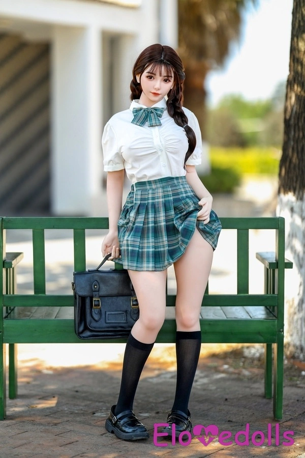 155 см, голова из силикона с чашечкой B и тело из термопластичного эластомера, миниатюрная брюнетка с серыми глазами, фантазийная секс-кукла, галерея 8