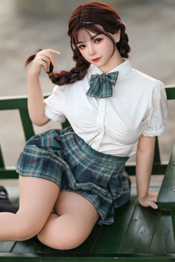 155cm B Cup Silicone Head & TPE Body Petite Brunette Thin Lips Fantasy Sex Doll Detail View 8