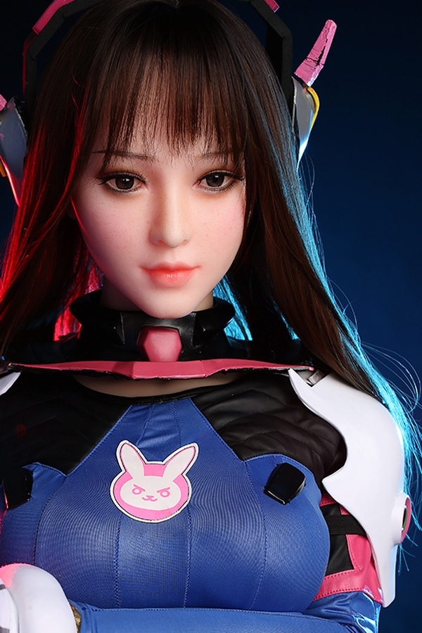 155cm B Cup Silicone Head & TPE Body Medium Breasts Full Lips Blue Eyes Fantasy Sex Doll Gallery 4