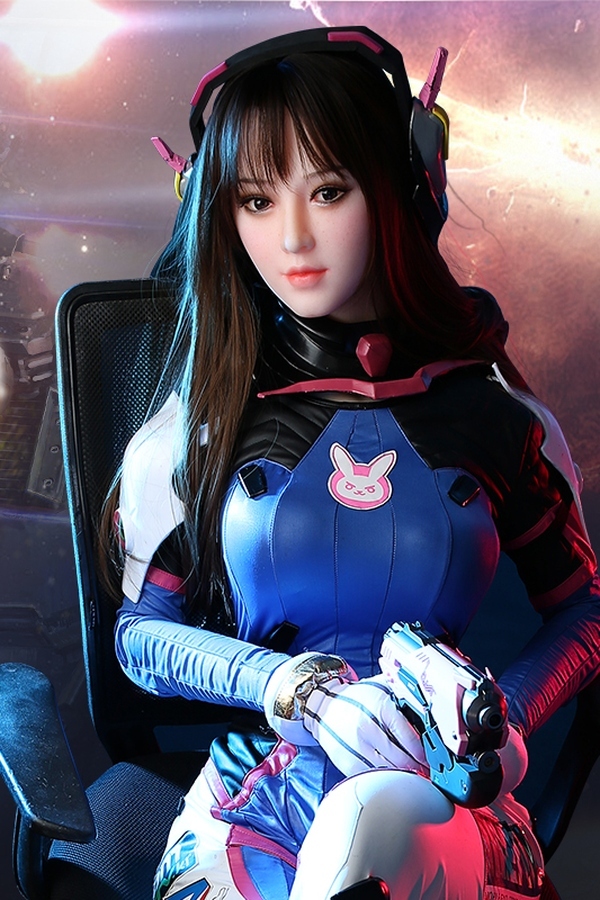 155cm B Cup Silicone Head & TPE Body Full Lips Athletic Medium Breasts Fantasy Sex Doll Detail View 3