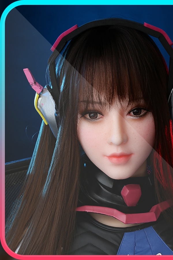 155cm B Cup Silicone Head & TPE Body Full Lips Brunette Athletic Fantasy Sex Doll Detail View 5