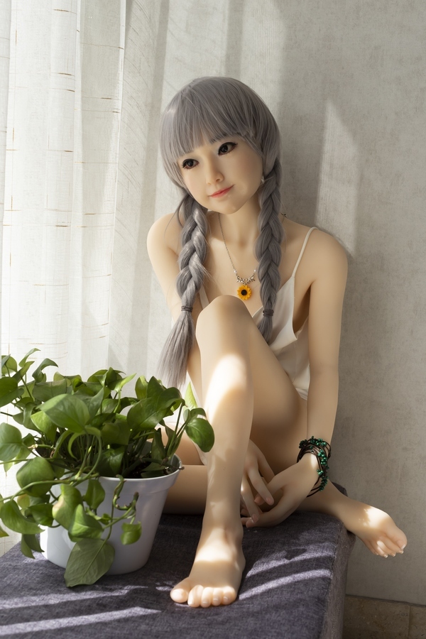 143cm A Cup Silicone Head & TPE Body Thin Lips Petite Breasts Teen Sex Doll Detail View 41