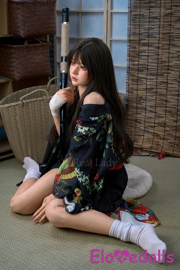 150cm E Cup Silicone Thin Lips Gray Eyes Black Asian Sex Doll Gallery 8