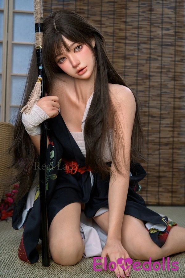 150cm E Cup Silicone Thin Lips Black Petite Asian Sex Doll Detail View 1