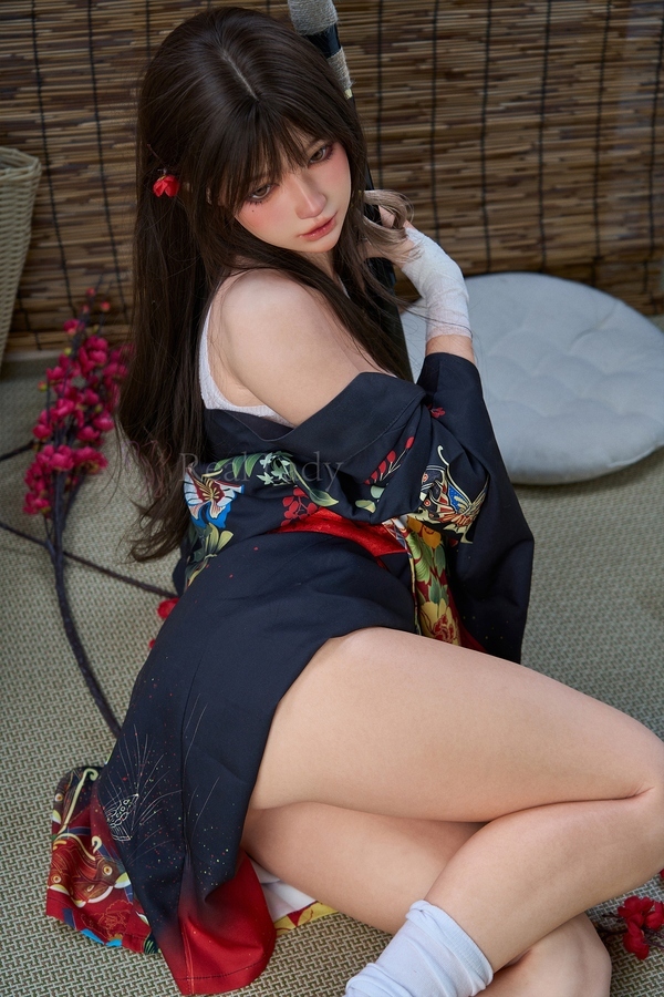 150cm E Cup Silicone Small Breasts Gray Eyes Thin Lips Asian Sex Doll Detail View 8