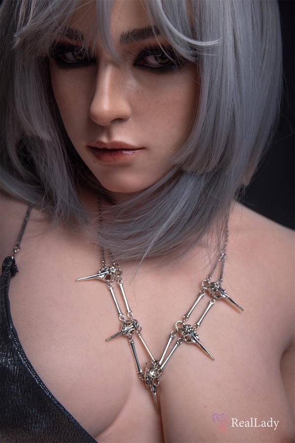 170cm C Cup Silicone Voluptuous Gray Eyes Glossy Lips Realistic Sex Doll Product