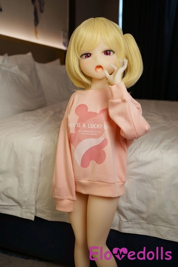 110cm A Cup TPE Μεσαίου Στήθους Μικρά Γκρίζα Μάτια Anime Κούκλα Σεξ Προϊόν