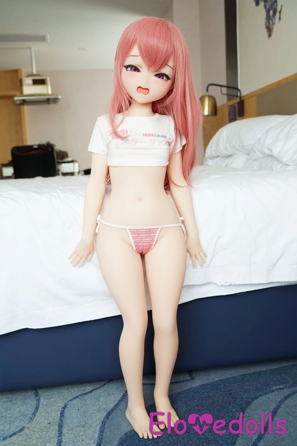 110cm A Cup TPE Small Breasts Petite Thin Lips Sex Doll Gallery 2