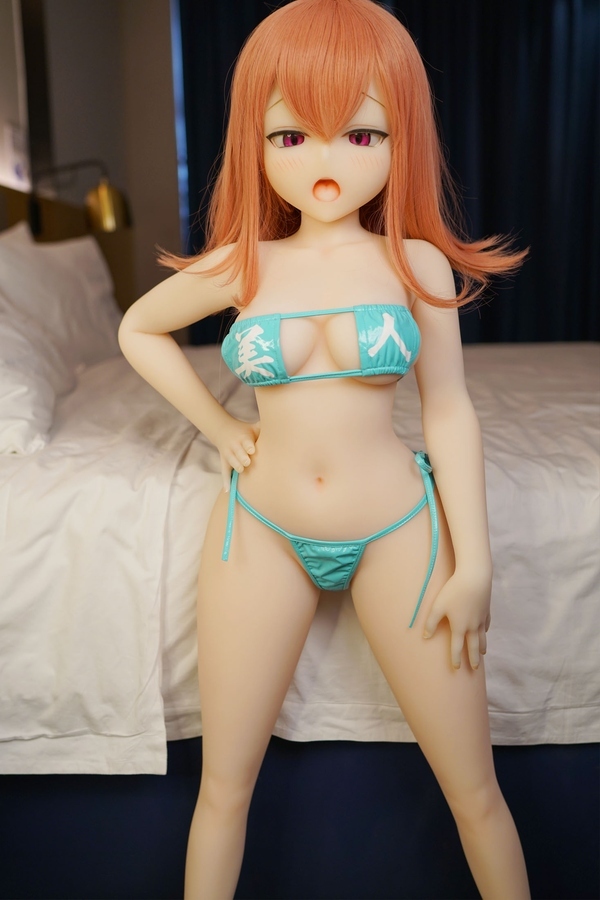 120cm D Cup TPE Red Small Breasts Amber Eyes Anime Sex Doll Detail View 2