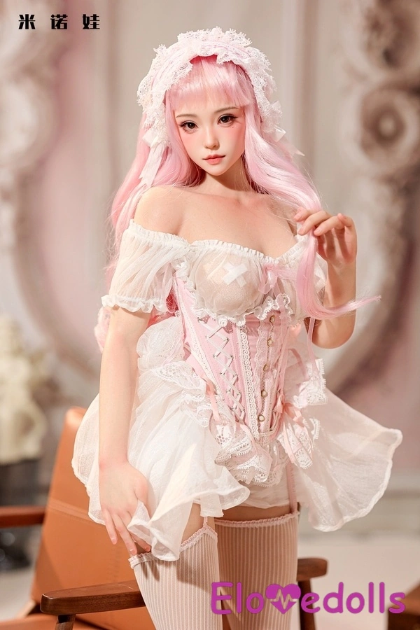 75cm B Cup TPE Λεπτά Χείλη Γκρίζα Μάτια Πλούσια Μίνι Κούκλα Σεξ Συλλογή 7