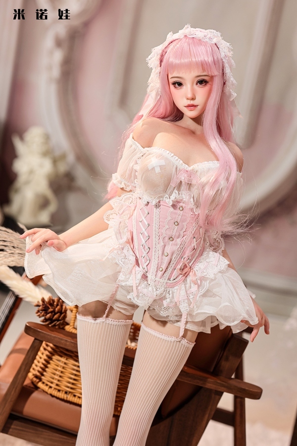 75cm B Cup TPE Small Breasts Pink Gray Eyes Mini Sex Doll Gallery 8