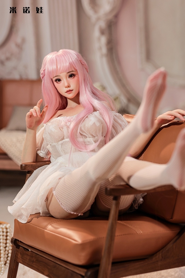 75cm B Cup TPE Pink Gray Eyes Small Breasts Mini Sex Doll Detail View 1