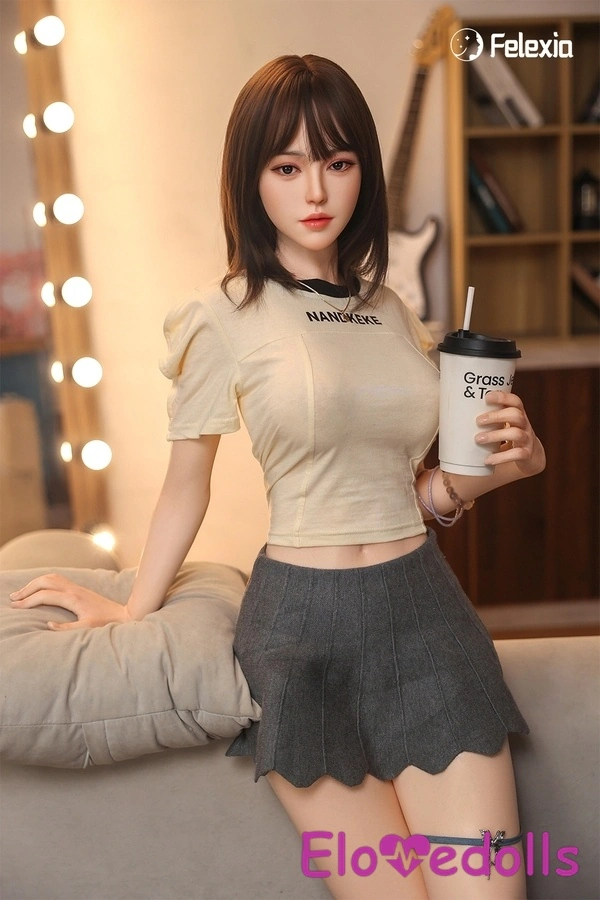 150cm C Cup Silicone Blonde Small Breasts Thin Lips Japanese Sex Doll Product