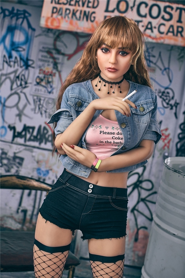 163cm C Cup TPE Petite Breasts Gray Eyes Thin Lips Sex Doll Gallery 2