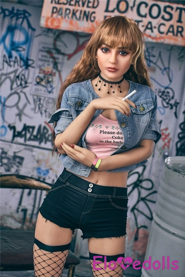 Búp bê tình dục TPE ngực nhỏ 163cm, mắt xám, môi mỏng, bộ sưu tập 2