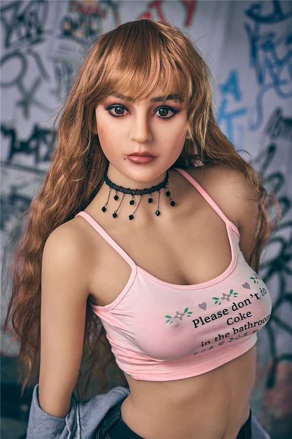 163cm C Cup TPE Petite Breasts Blonde Gray Eyes Sex Doll Gallery 7