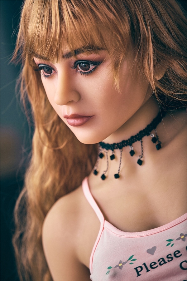 163cm C Cup TPE Gray Eyes Blonde Petite Breasts Sex Doll Detail View 3