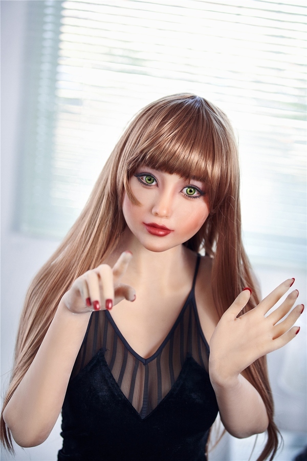 163cm C Cup TPE Petite Breasts Gray Eyes Voluptuous Lifelike Sex Doll Gallery 2