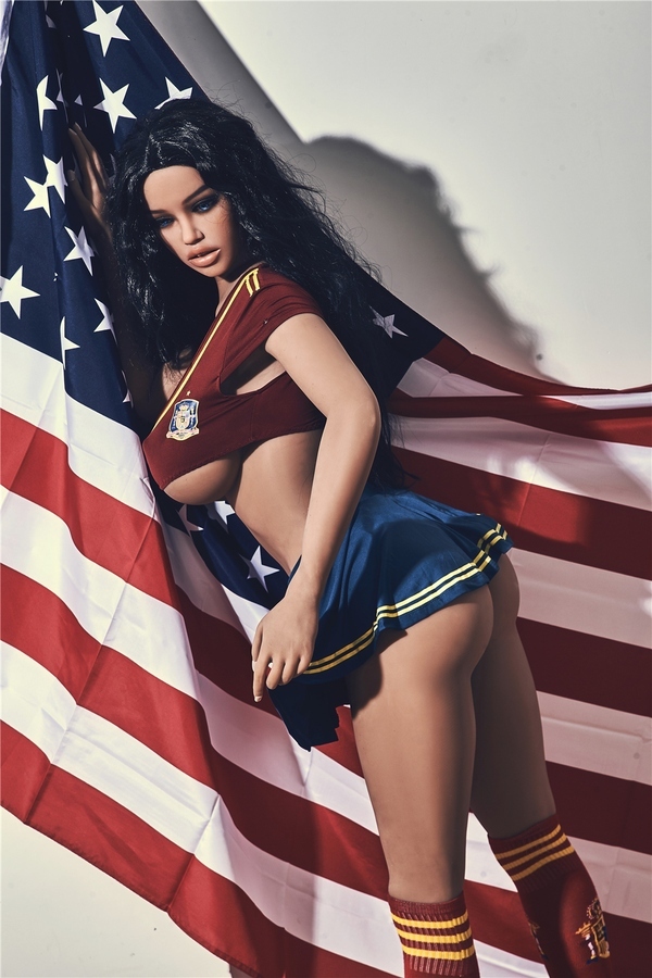 163cm C Cup TPE Extra Large Breasts Athletic Amber Eyes American Sex Doll Gallery 6