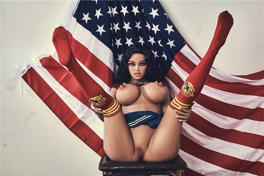 163cm C Cup TPE Extra Large Breasts Black Full Lips American Sex Doll Detail View 8