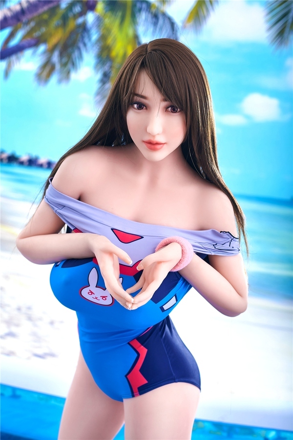 163cm C Cup TPE Brunette Thin Lips Blue Eyes Realistic Sex Doll Gallery 6
