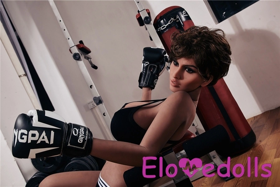 Búp bê thật 163cm Cúp C TPE Tóc nâu Mắt xám Môi mỏng Xem chi tiết 28