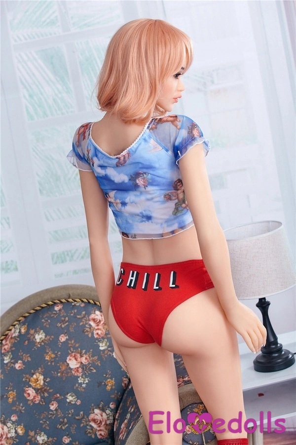 Búp bê thật 165cm cúp B TPE mắt hổ phách vàng hoe đầy đặn Gallery 6