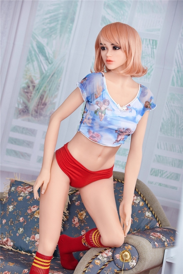 165cm B Cup TPE Blonde Amber Eyes Extra Large Breasts Real Doll Detail View 1