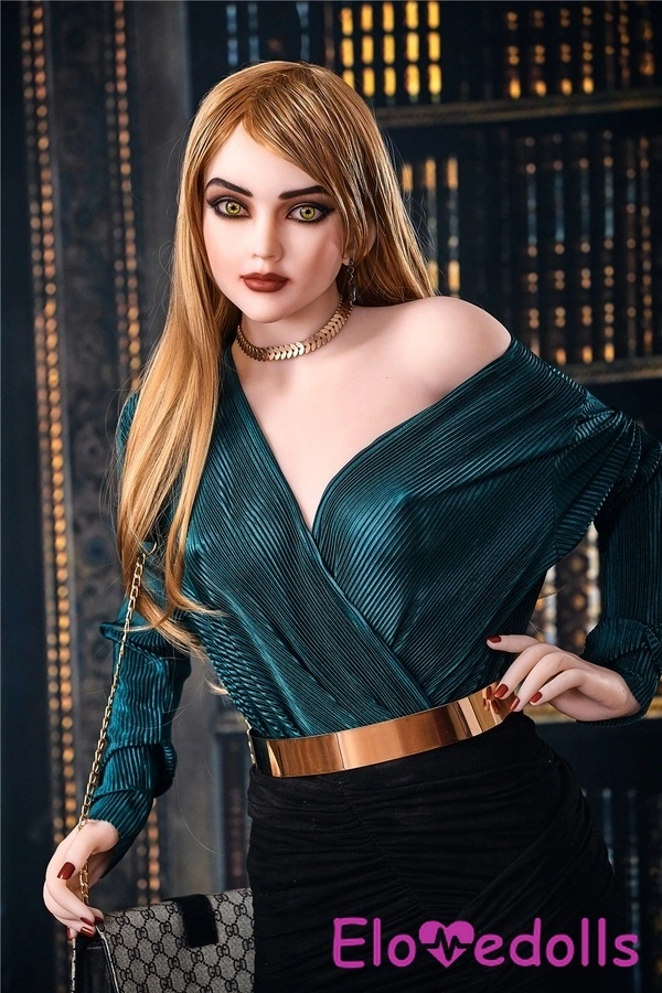 Búp bê tình dục Mỹ 165cm cúp B TPE ngực nhỏ, môi mỏng, tóc nâu, bộ sưu tập 4