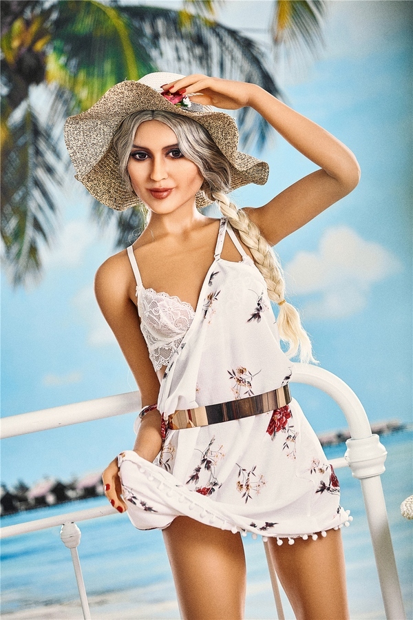 165cm B Cup TPE White Hazel Eyes Thin Lips Lifelike Sex Doll Detail View 3