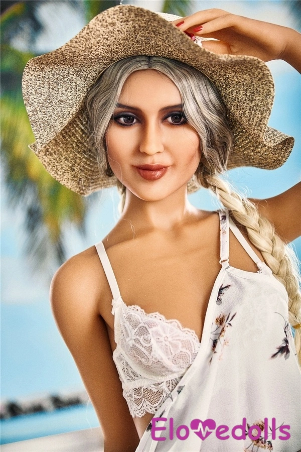 165cm B Cup TPE White Hazel Eyes Thin Lips Lifelike Sex Doll Detail View 4