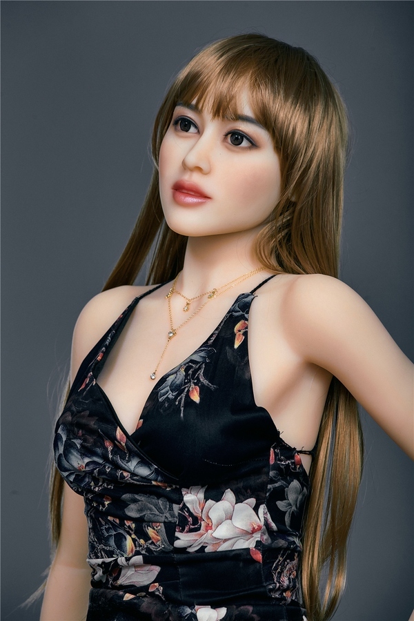165cm B Cup TPE Petite Breasts Brunette Thin Lips Lifelike Sex Doll Detail View 1