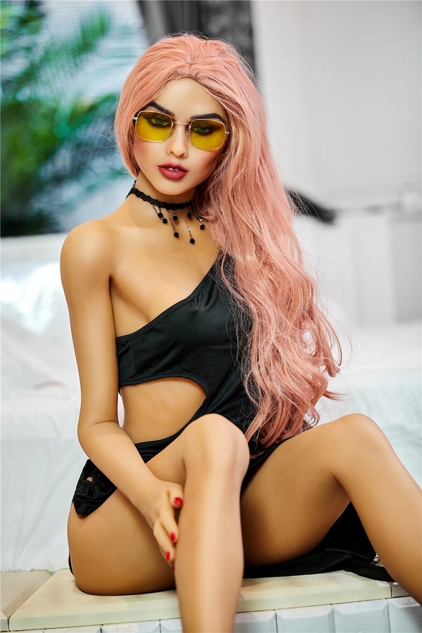 165cm B Cup TPE Blonde Petite Breasts Amber Eyes Sex Doll Detail View 19