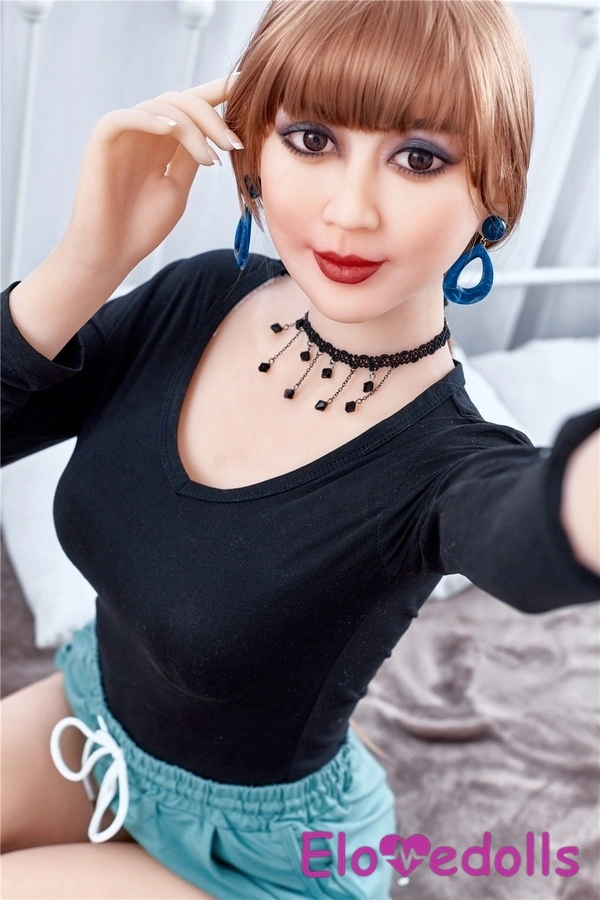 165cm B Cup TPE Petite Breasts Γκρίζα Μάτια Ασιατική Κούκλα Σεξ Συλλογή 4