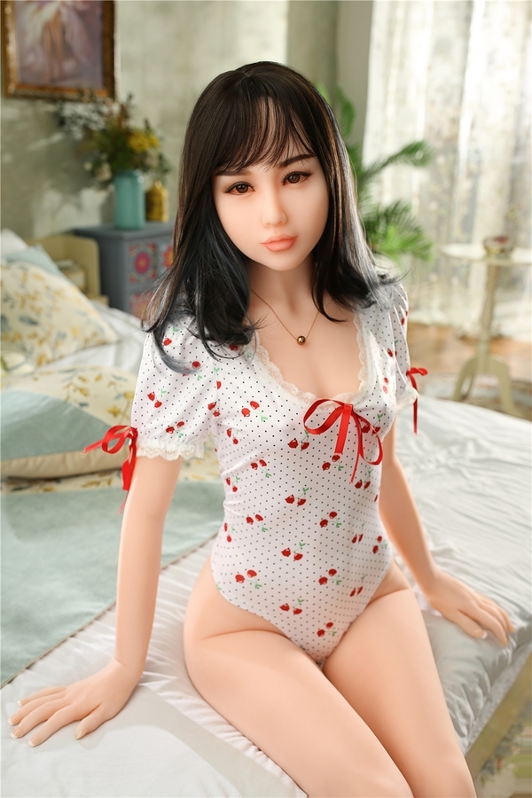 165cm B Cup TPE Petite Thin Lips Black Asian Sex Doll Product