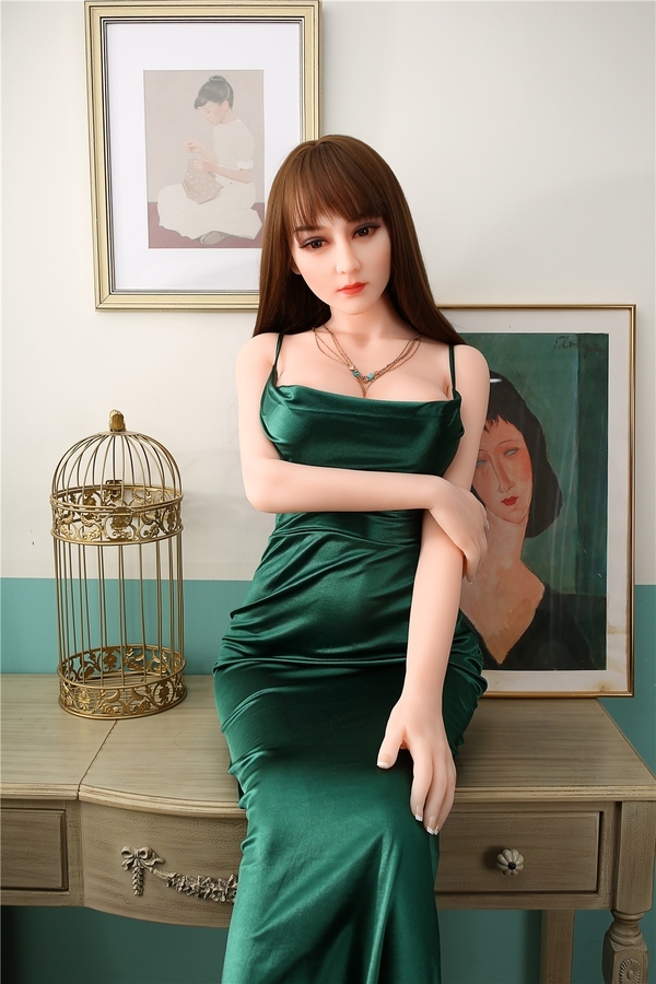 165cm B Cup TPE Brunette Thin Lips Green Eyes European Sex Doll Gallery 2