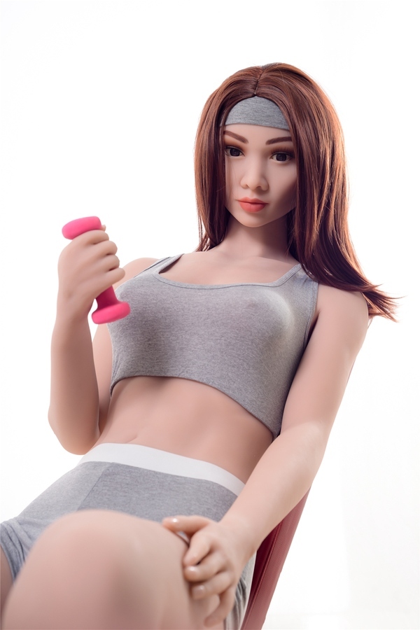 168cm D Cup TPE Gray Eyes Thin Lips Brunette Japanese Sex Doll Gallery 5