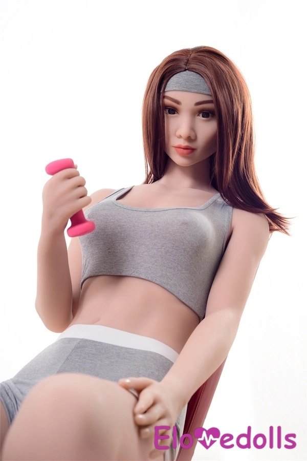 168cm D Cup TPE Gray Eyes Thin Lips Brunette Japanese Sex Doll Gallery 5