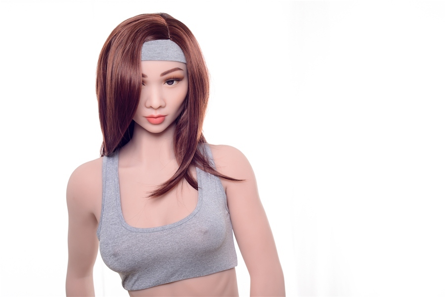 168cm D Cup TPE Thin Lips Gray Eyes Brunette Japanese Sex Doll Detail View 22