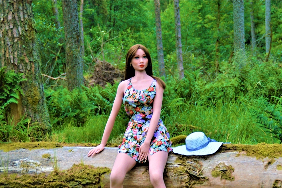 168cm D Cup TPE Blue Eyes Brown Small Breasts American Sex Doll Detail View 39