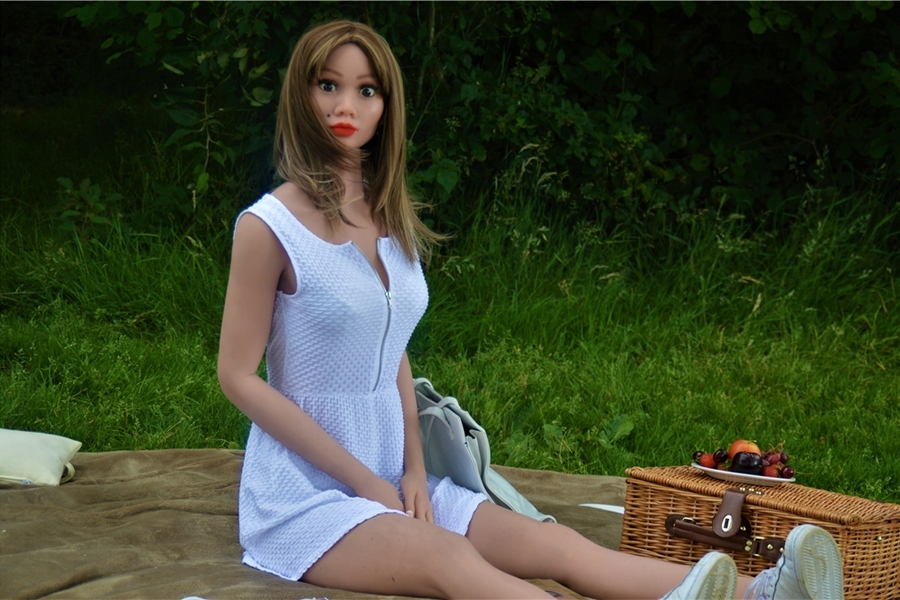 168cm D Cup TPE Thin Lips Brown Athletic American Sex Doll Detail View 142